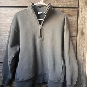 Aritzia mineral green 1/4 zip